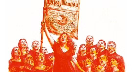 Cartell de l'Orfeó Atlàntida