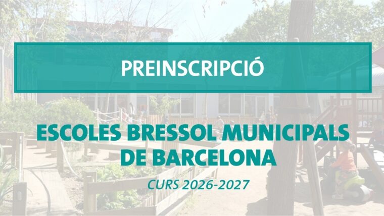 Avis de la preinscripció escoles bressol municipals