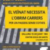 El Centre Social de Sants convoca un debat amb tots els grups municipals per salvar l’Obrim Carrers del carrer de Sants