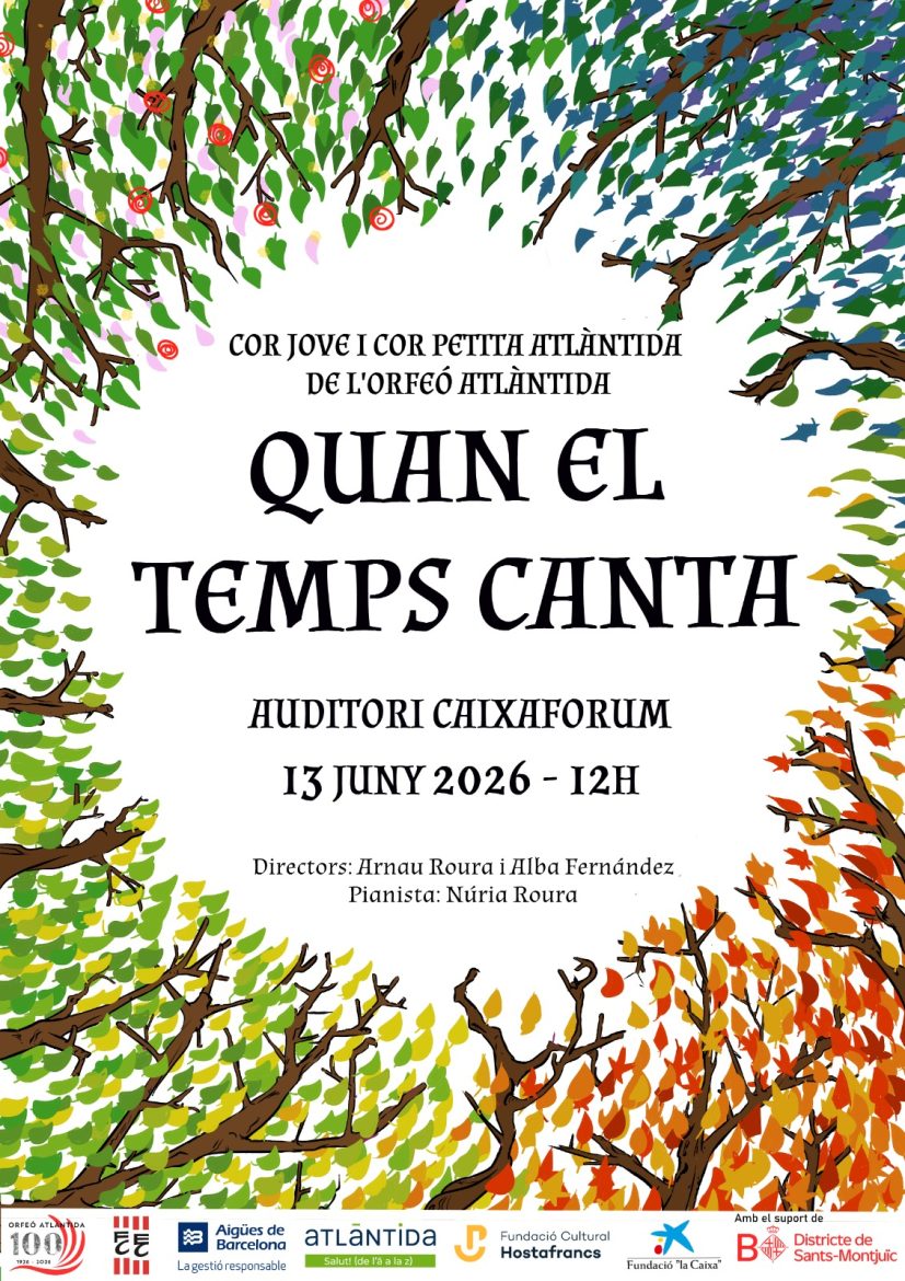 cartell de l'activitat Quan el temps canta