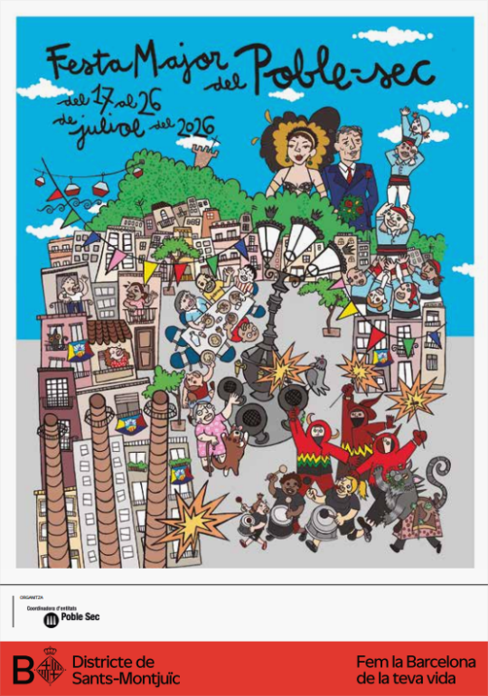 Cartell Festa Major del Poble-sec 2026