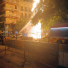 Incendi accidental a les obres de la plaça de Sants deixa vuit persones ferides (actualització)