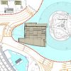 La rotonda de la plaça d’Espanya es deforma per les obres del perllongament de l’L8