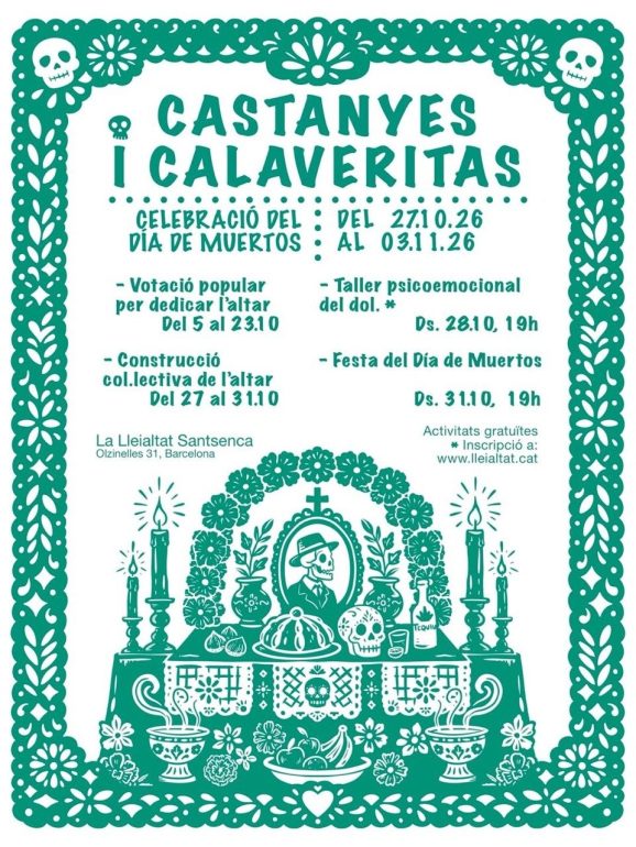 Cartell de Castanyes i calaveritas