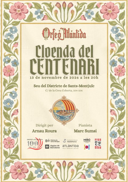 Cloenda Centenari de l'Orfeó Atlàntida