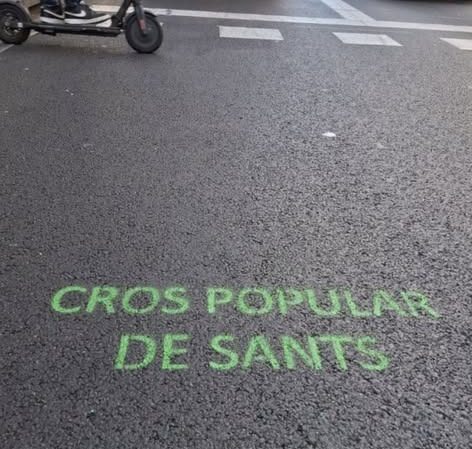 Cartell del 47 Cros popular de Sants